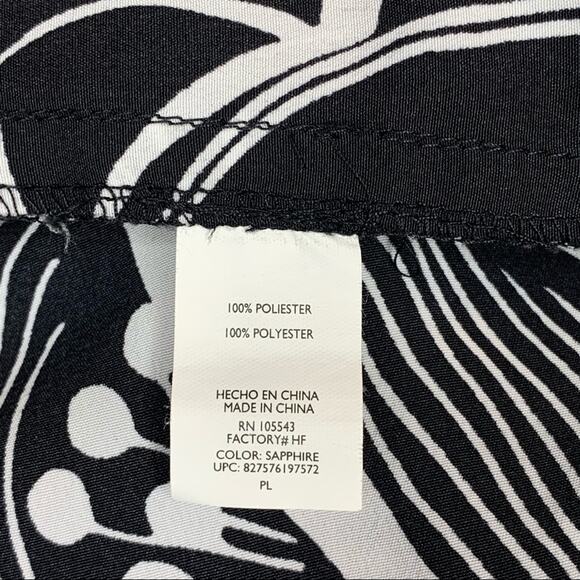 Daisy Fuentes Top Large Petite Short Sleeve - Picture 9 of 10